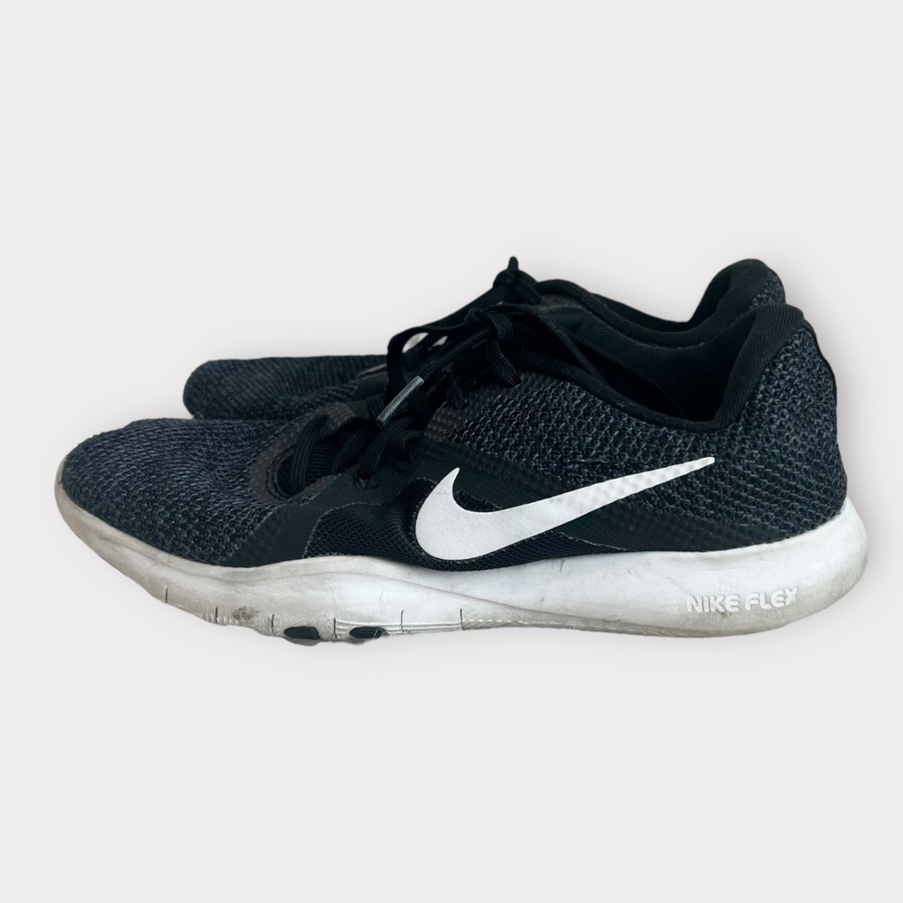 Nike Flex Trainer 8 'Black' Mesh Training Shoes Sz 8.5